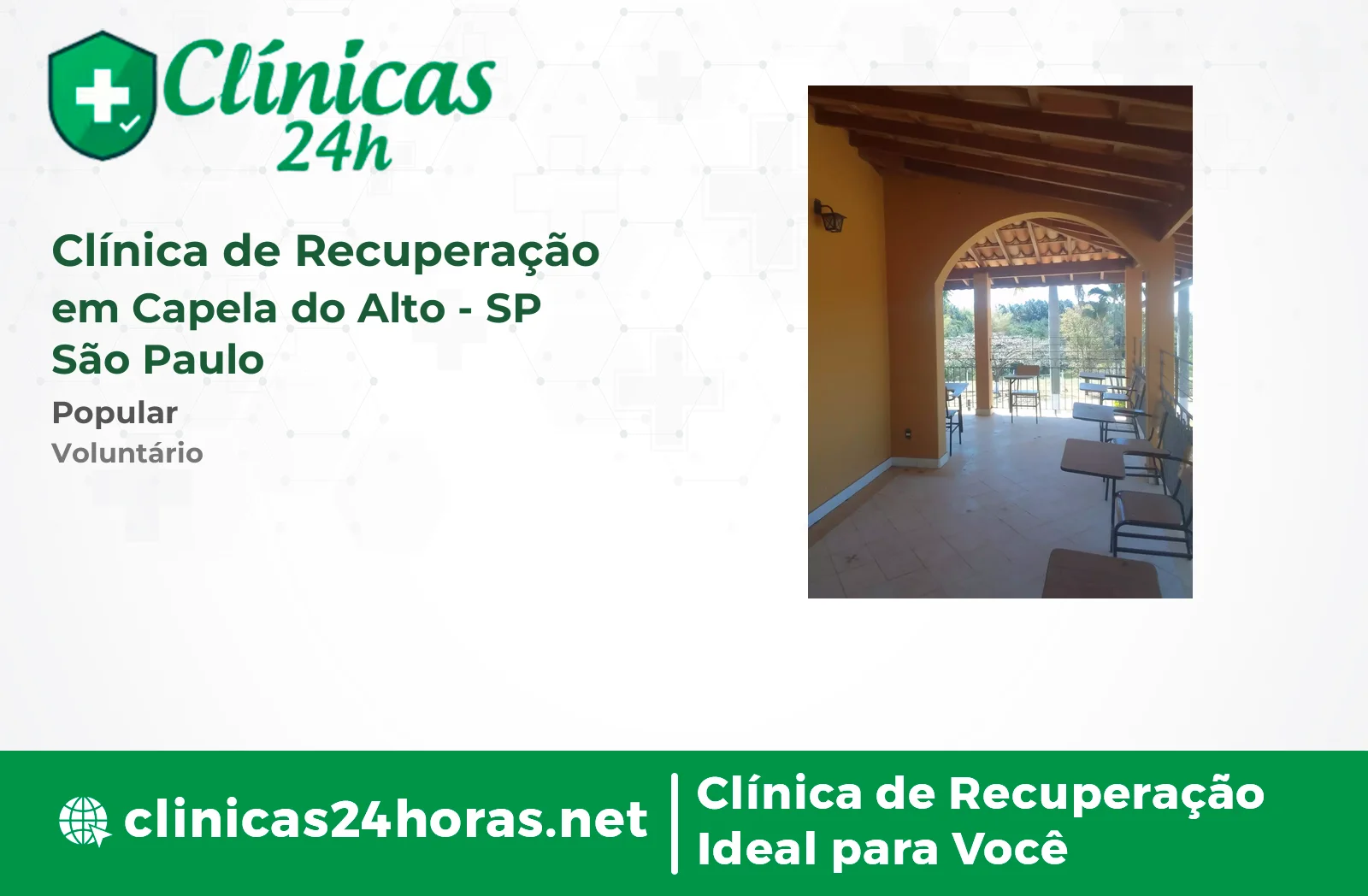 Clínica de Recuperação em Capela do Alto Masculina-4 5
