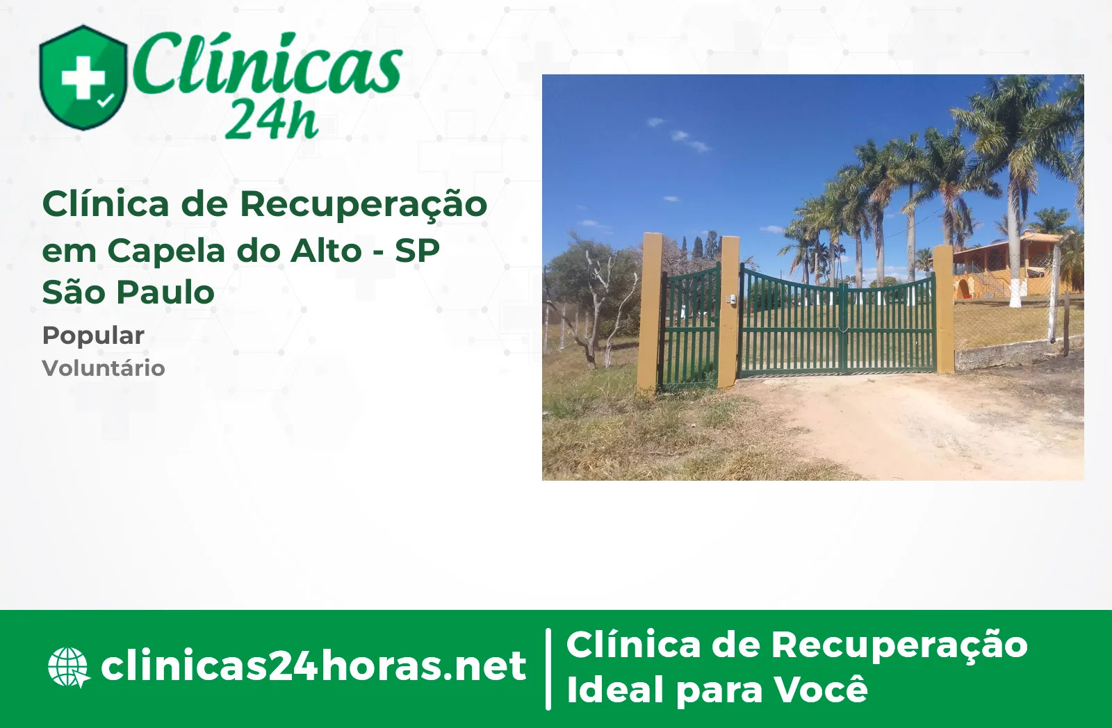 Clínica de Recuperação em Capela do Alto Masculina-4 3
