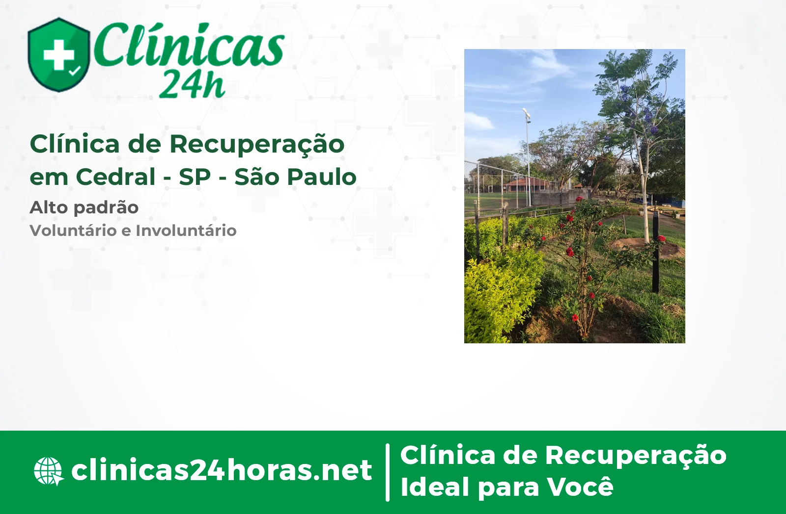 Clínica de Recuperação em Cedral Masculina 3