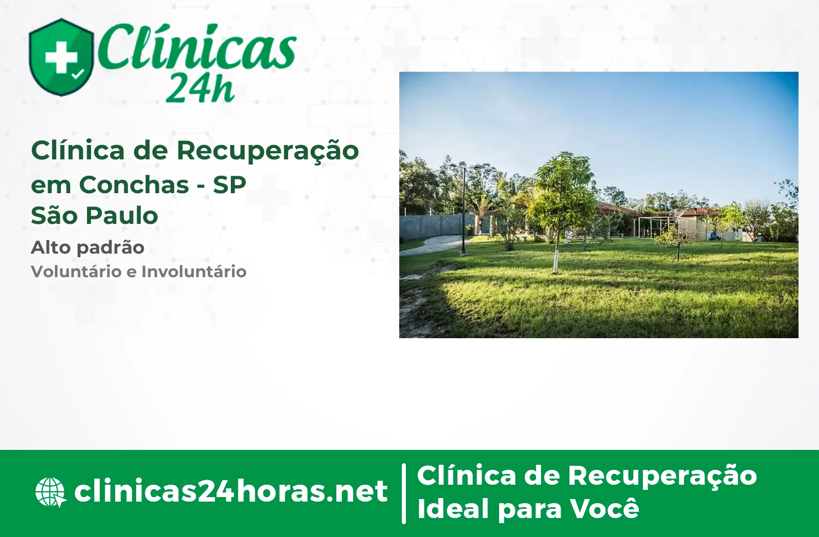 Clínica de Recuperação em Conchas Masculina 5