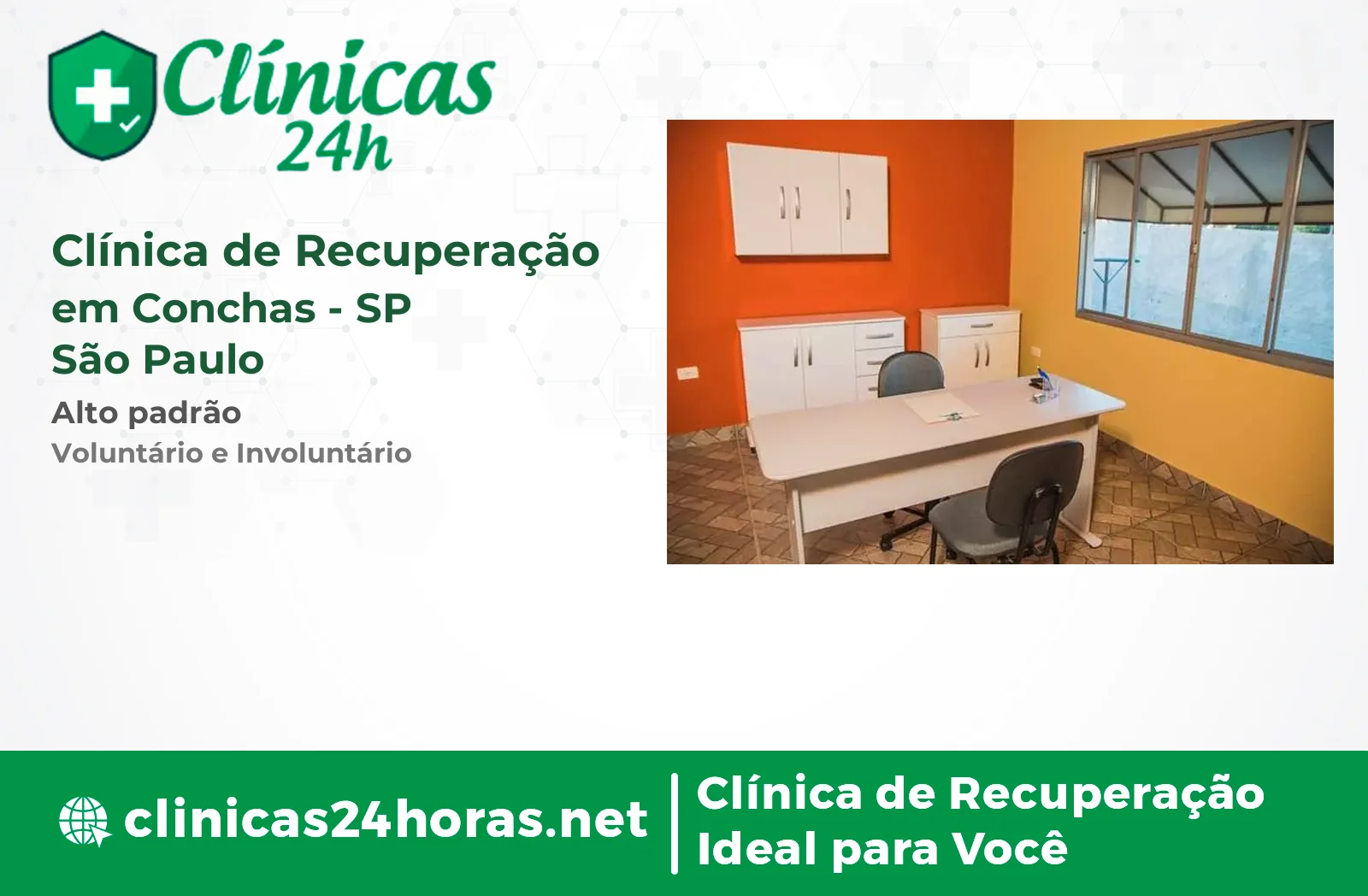 Clínica de Recuperação em Conchas Masculina 3