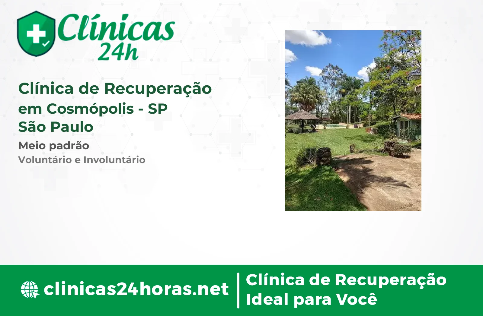 Clínica de Recuperação em Cosmópolis Masculina 5