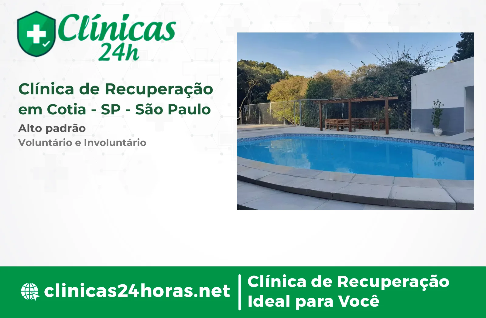 Clínica de Recuperação em Cotia Mista