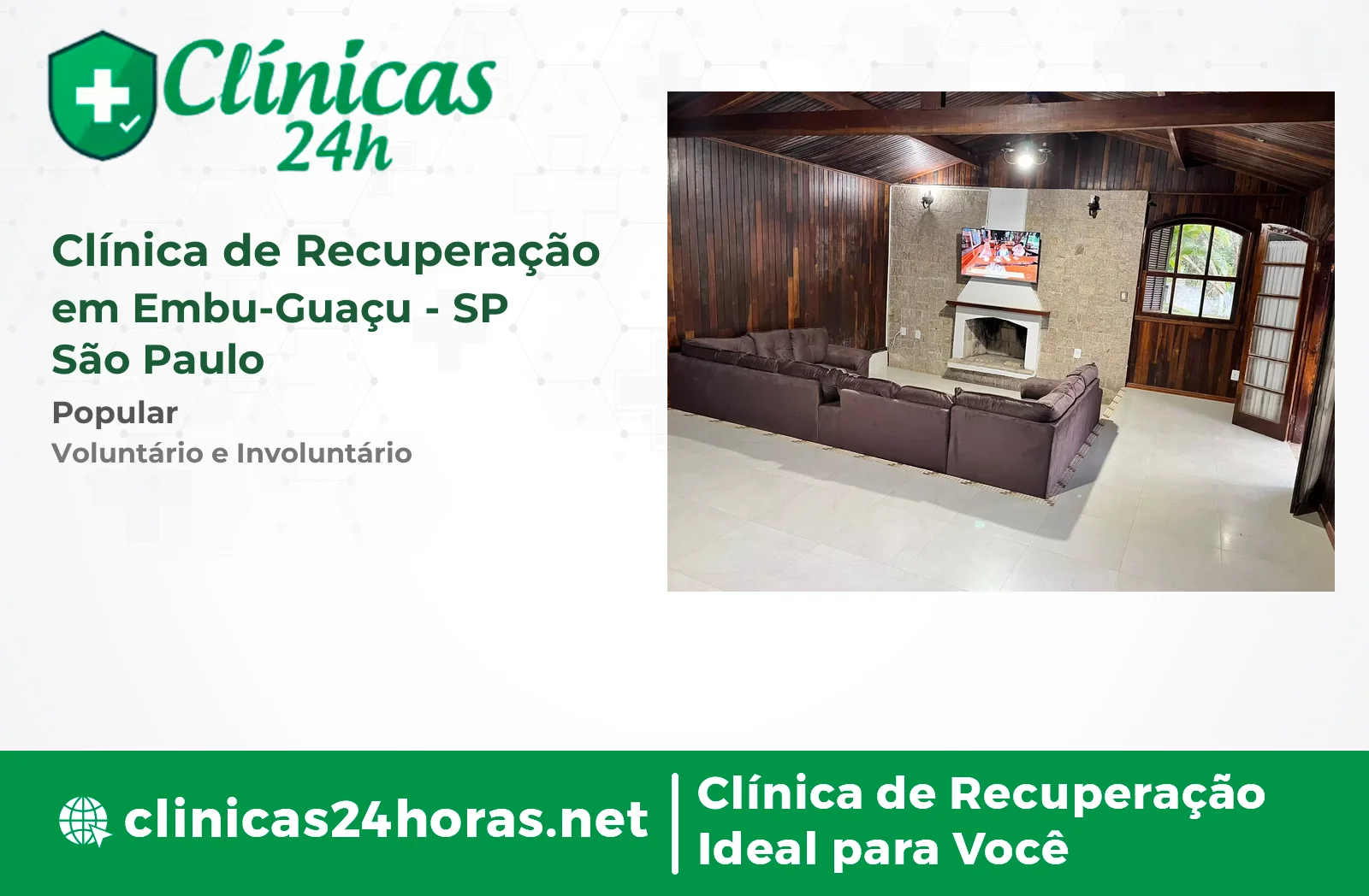 Clínica de Recuperação em Embu-Guaçu Feminina