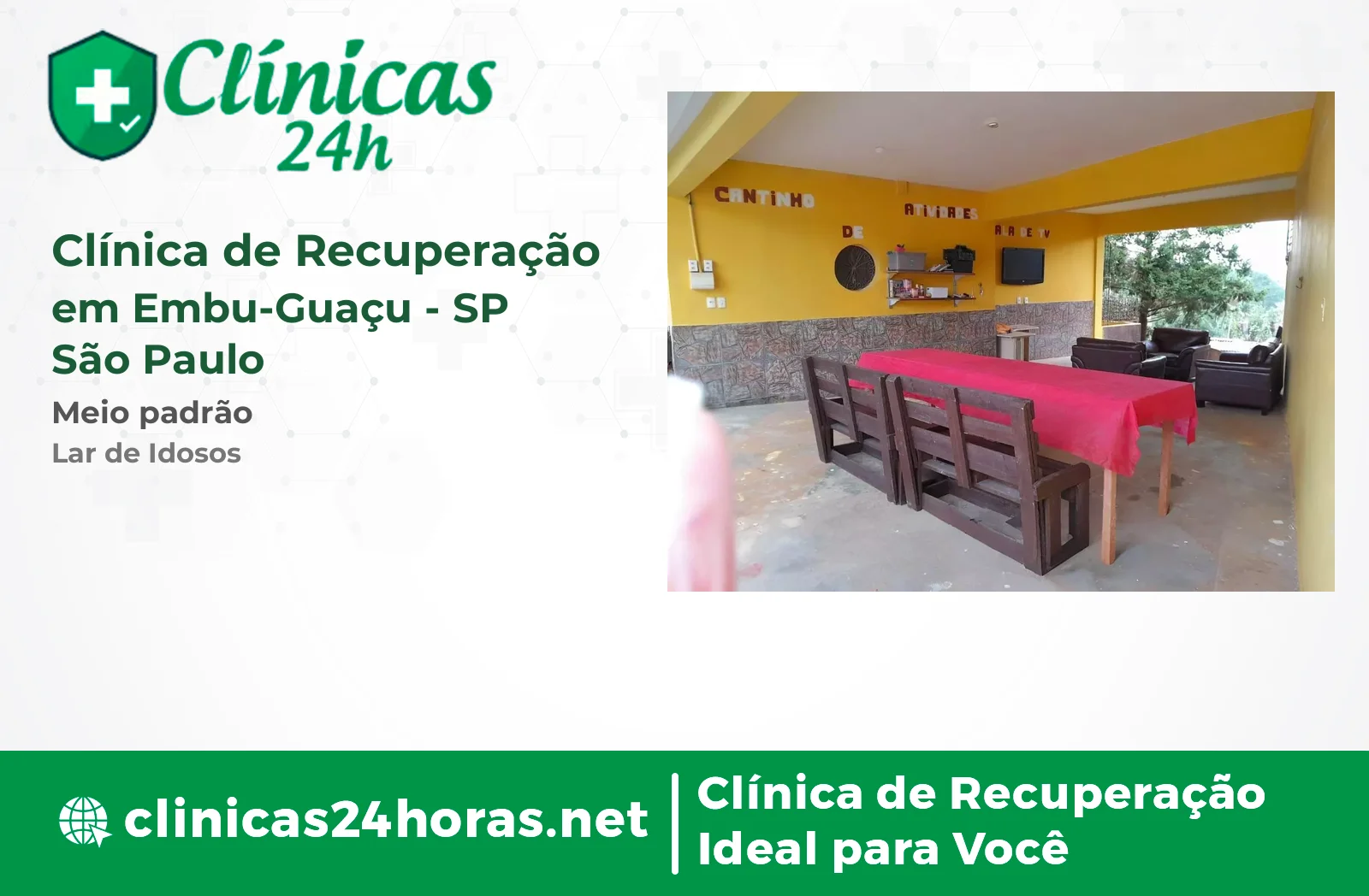 Clínica de Recuperação em Embu-Guaçu Mista 2
