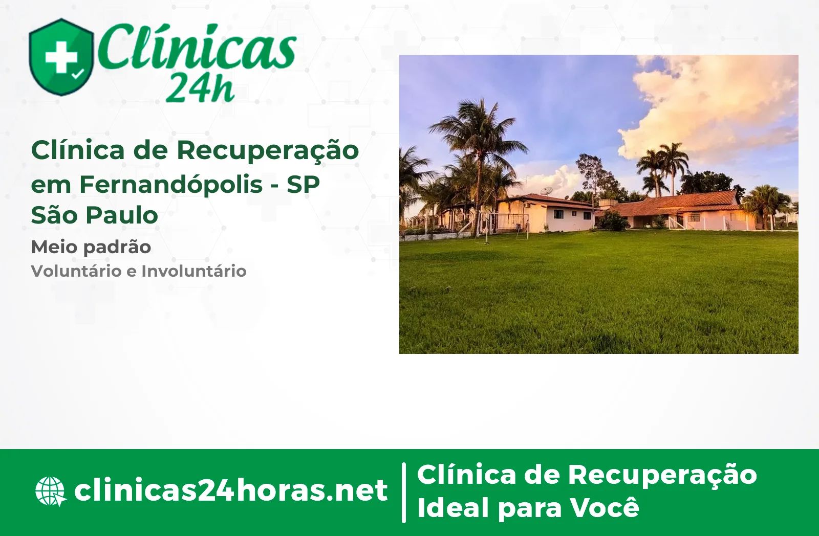 Clínica de Recuperação em Fernandópolis Masculina 3