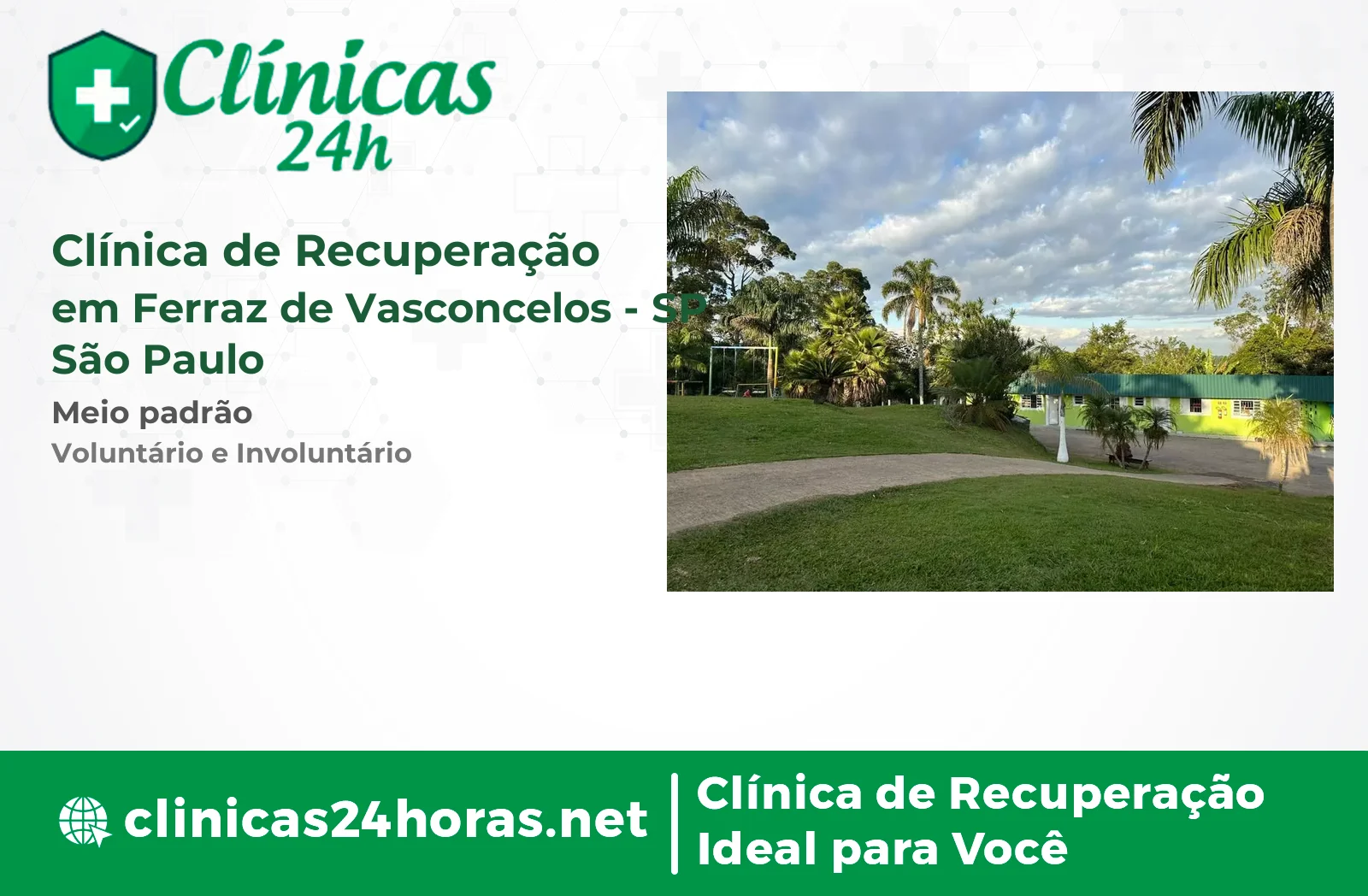 Clínica de Recuperação em Ferraz de Vasconcelos Feminina