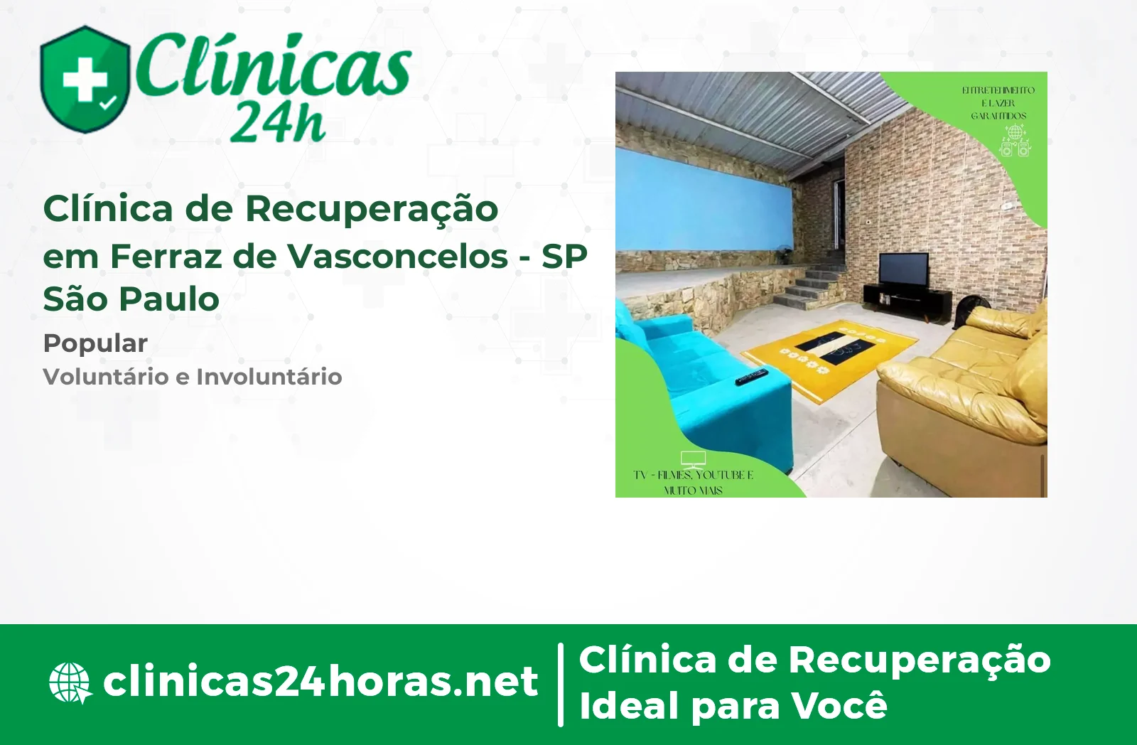 Clínica de Recuperação em Ferraz de Vasconcelos Masculina 4