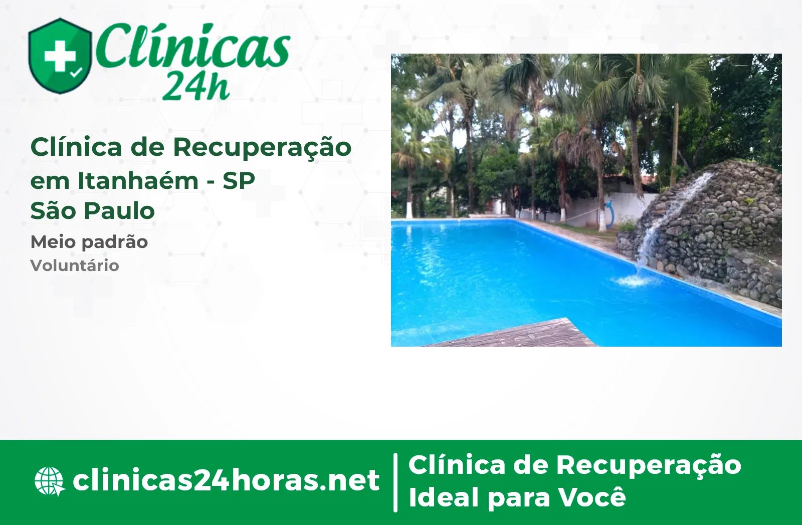 Clínica de Recuperação em Itanhaém Mista