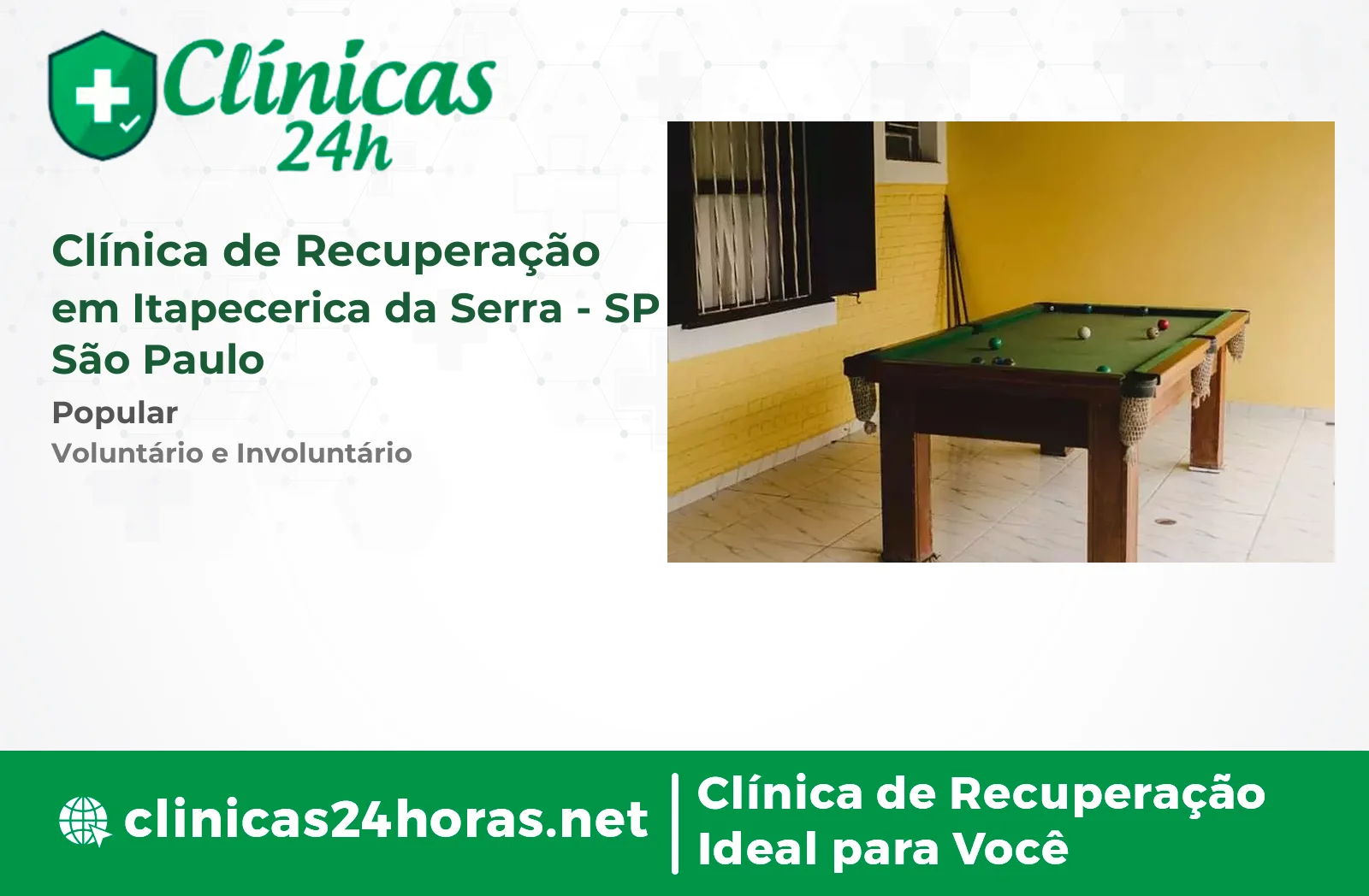 Clínica de Recuperação em Itapecerica da Serra Masculina 3