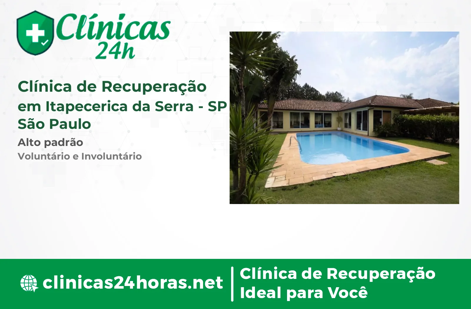 Clínica de Recuperação em Itapecerica da Serra Mista
