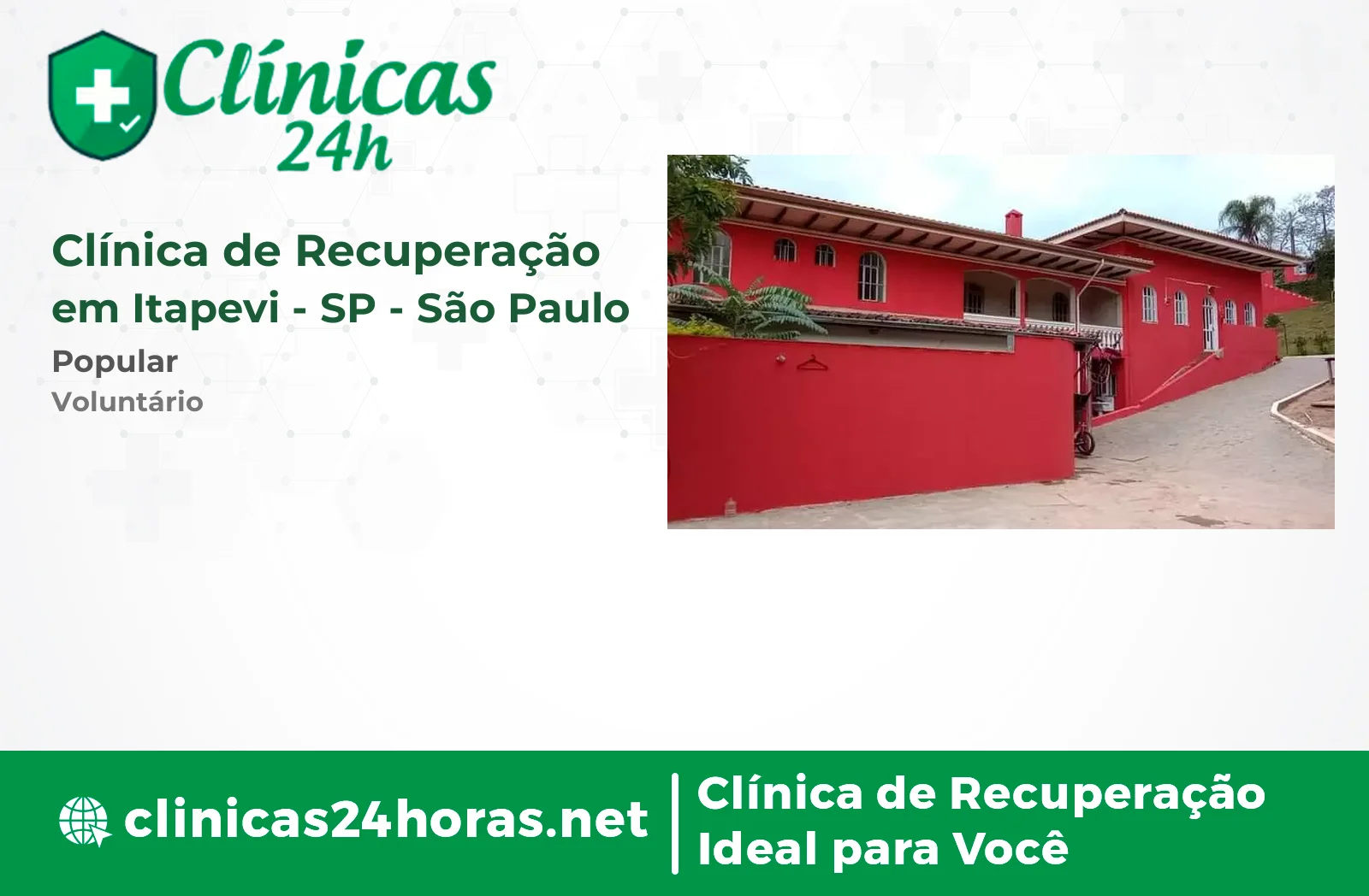 Clínica de Recuperação em Itapevi Masculina 2