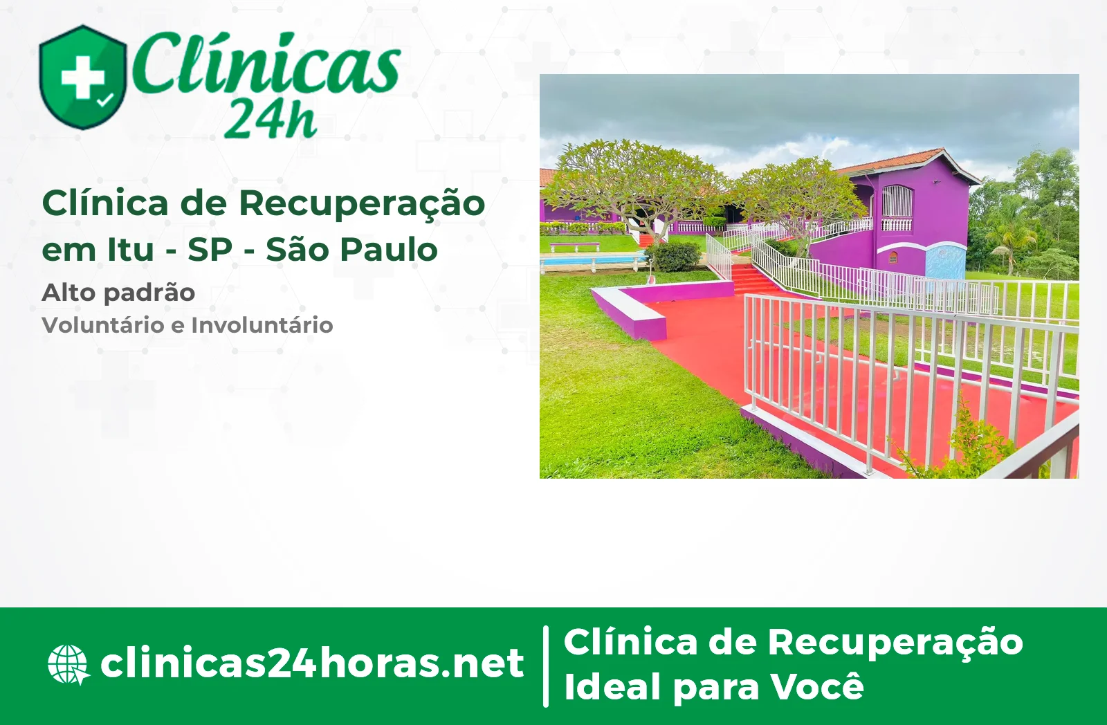 Clínica de Recuperação em Itu Feminina