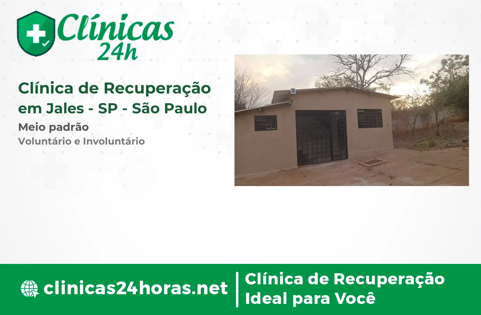 Clínica de Recuperação em Jales Masculina 3