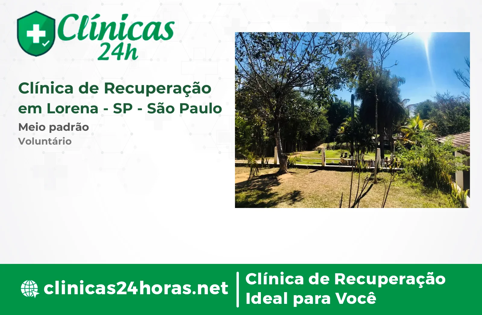 Clínica de Recuperação em Lorena Masculina 5