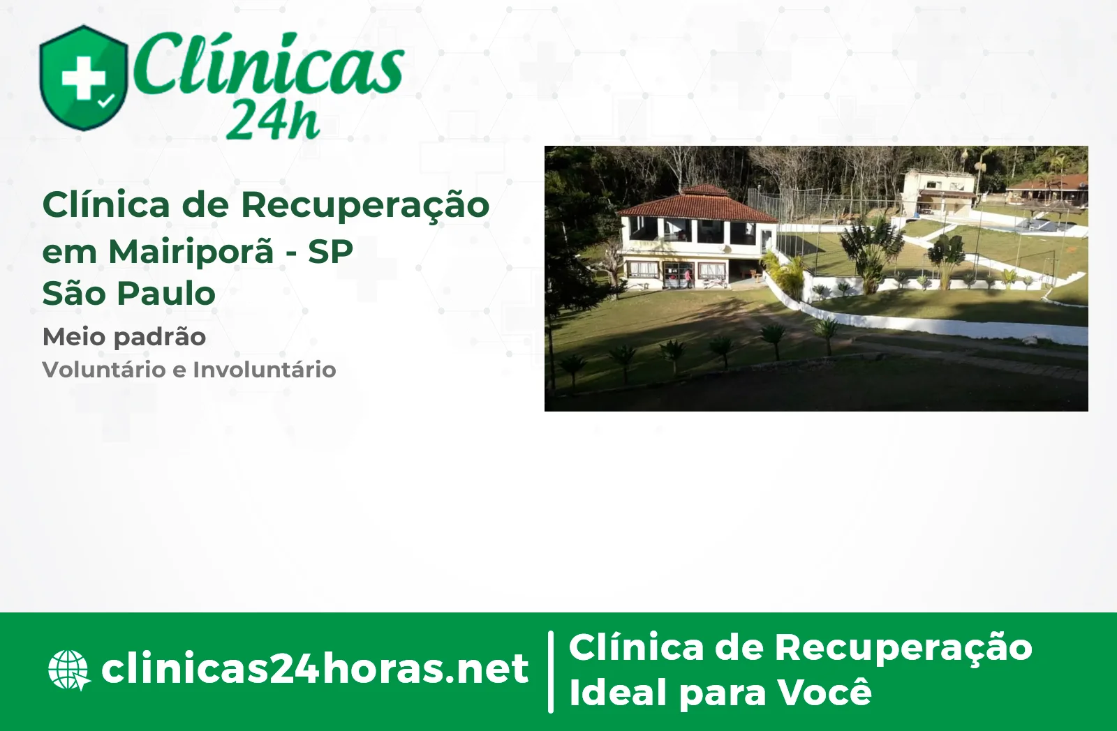 Clínica de Recuperação em Mairiporã Masculina 2