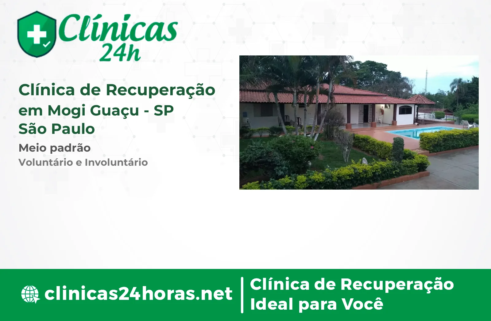 Clínica de Recuperação em Mogi Guaçu Masculina