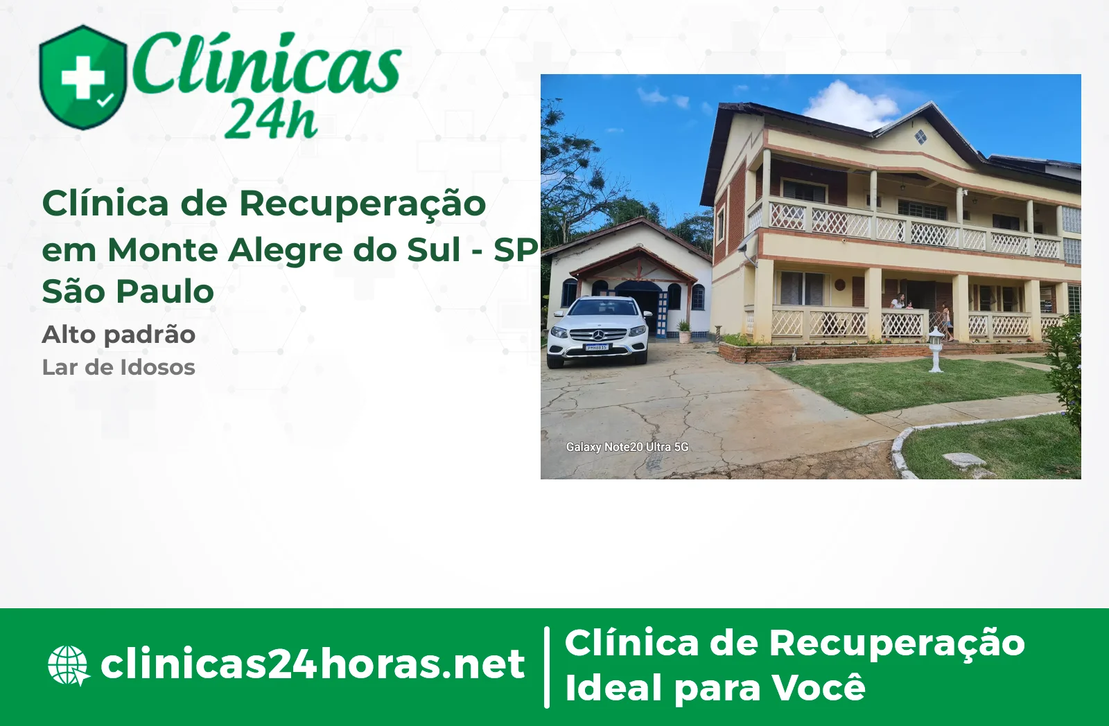 Clínica de Recuperação em Monte Alegre do Sul Mista