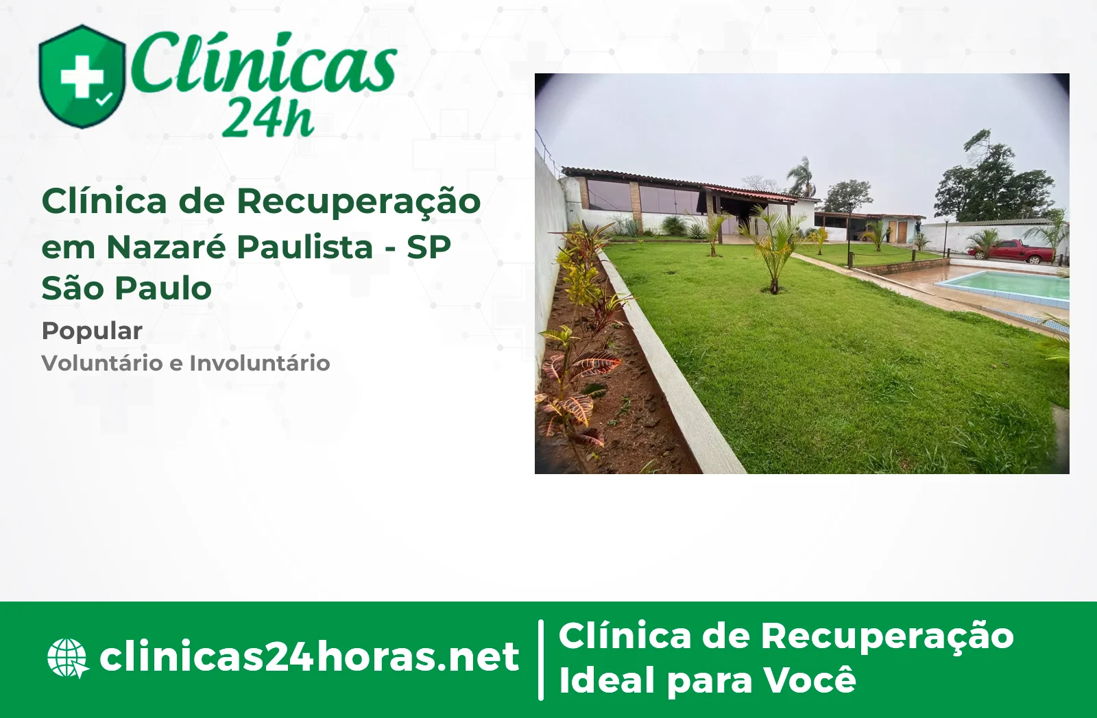 Clínica de Recuperação em Nazaré Paulista Masculina