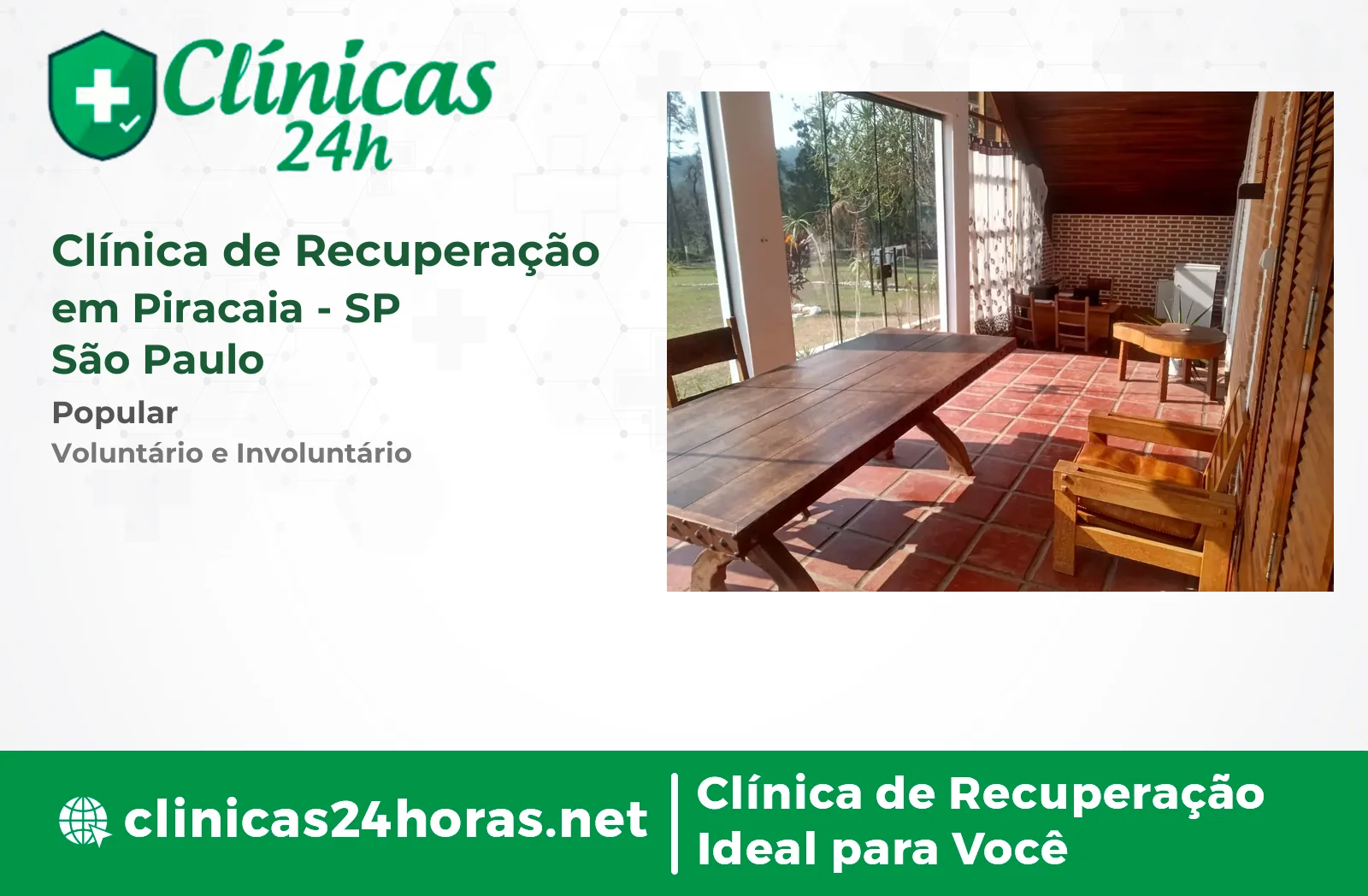 Clínica de Recuperação em Piracaia Masculina 2