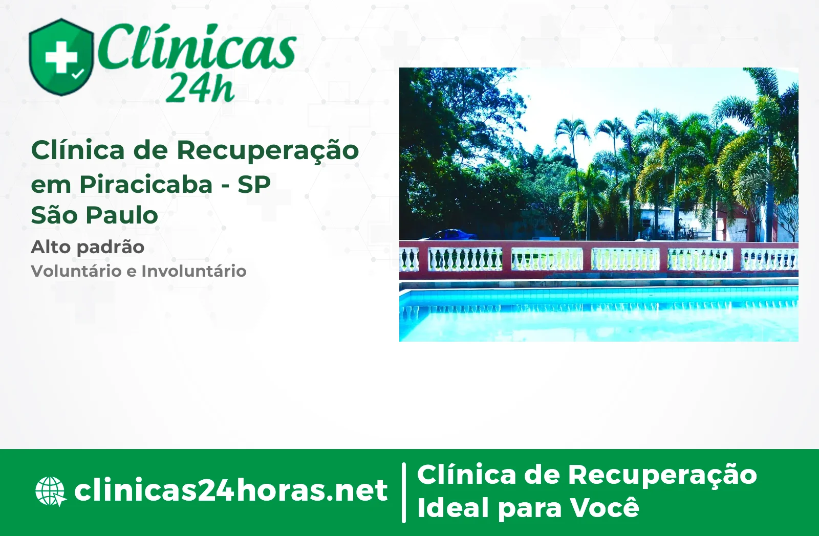Clínica de Recuperação em Piracicaba Masculina