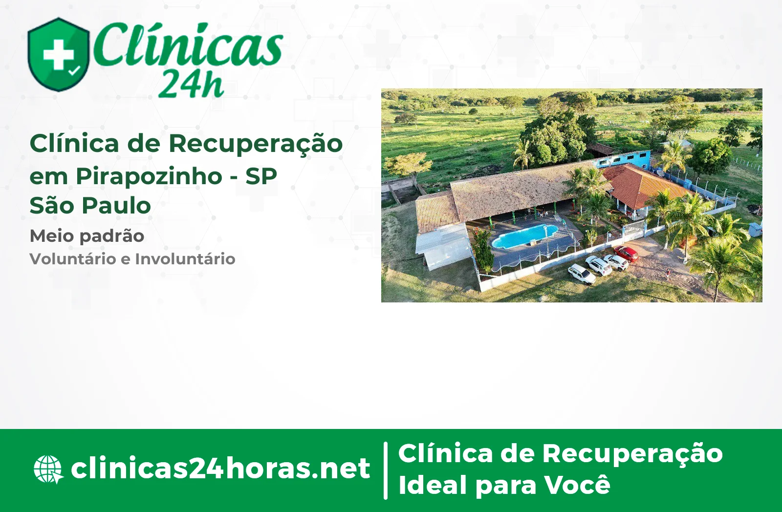 Clínica de Recuperação em Pirapozinho Masculina