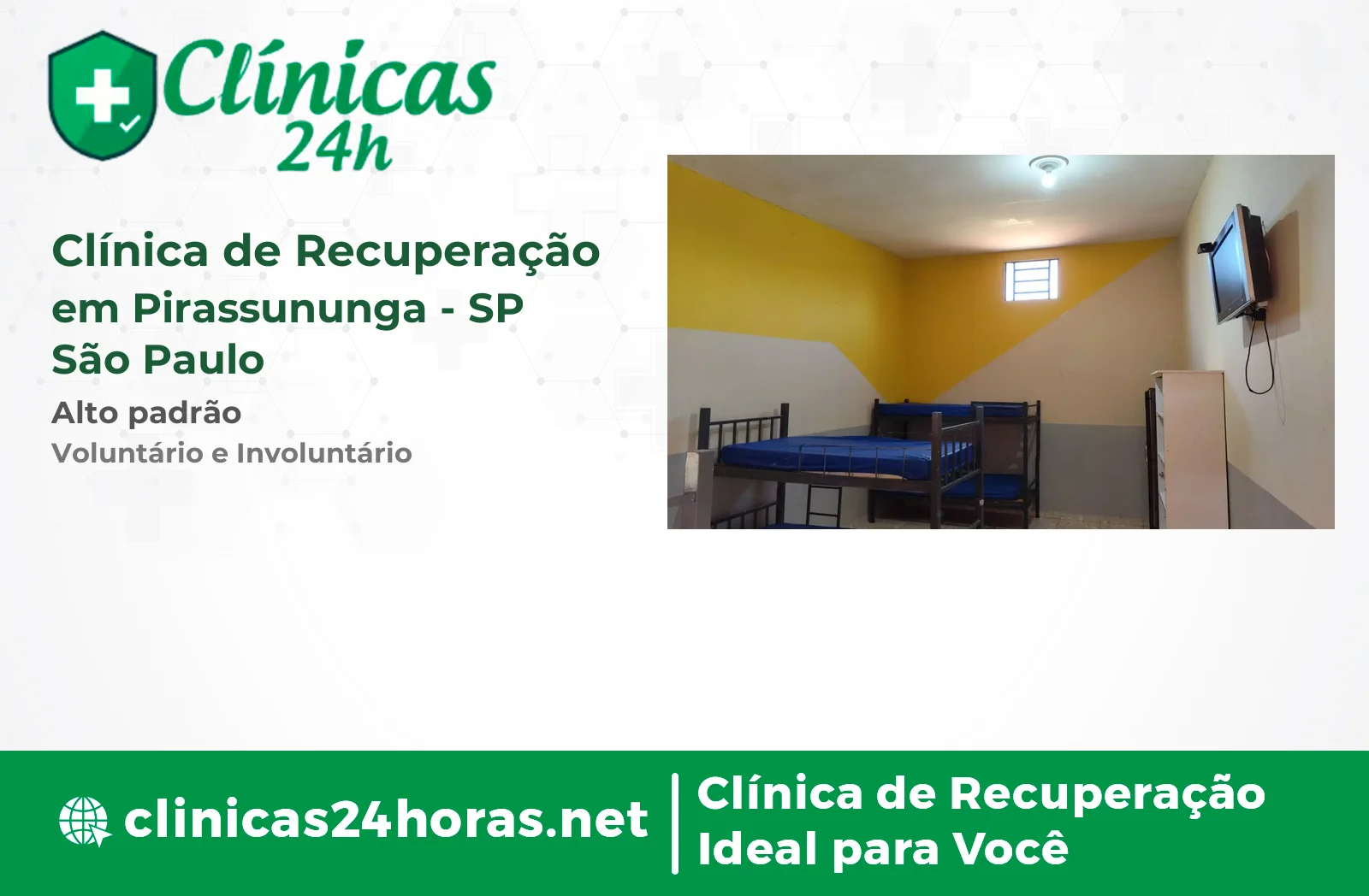Clínica de Recuperação em Pirassununga Masculina