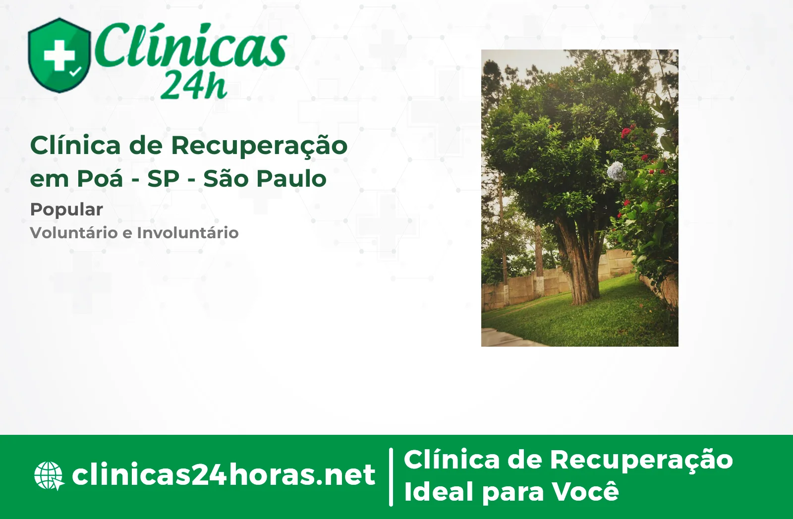Clínica de Recuperação em Poá Masculina 4