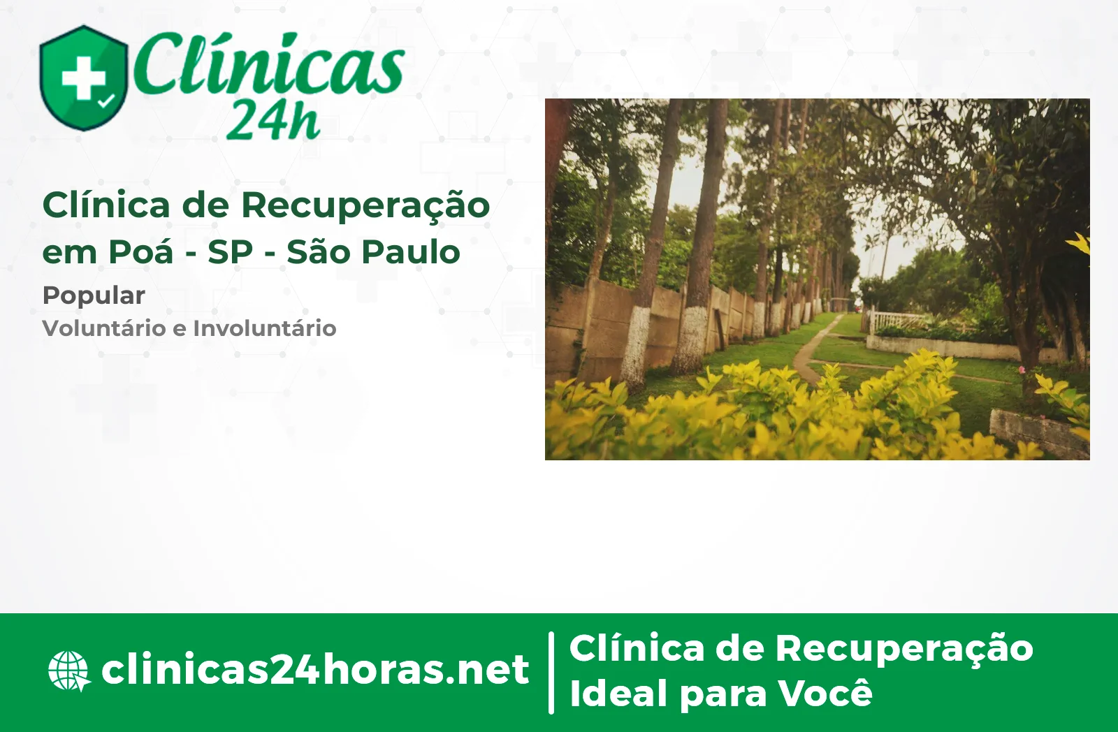 Clínica de Recuperação em Poá Masculina 5