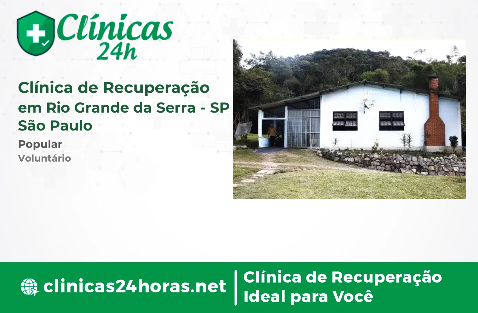 Clínica de Recuperação em Rio Grande da Serra Masculina 3