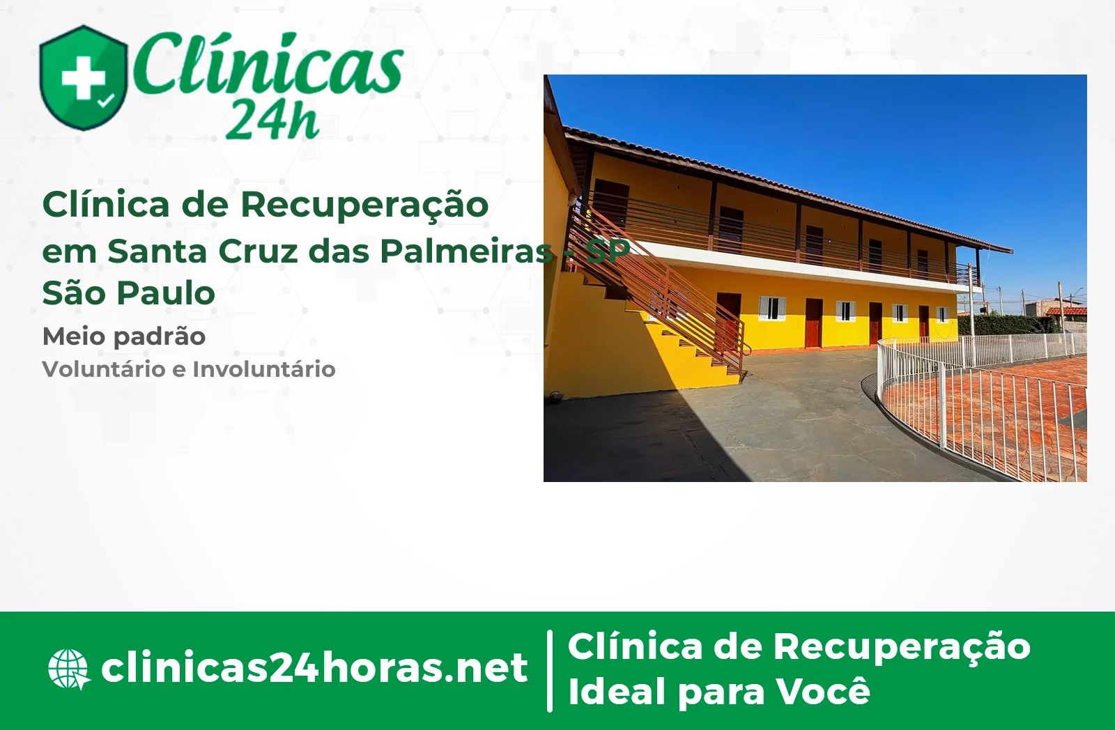 Clínica de Recuperação em Santa Cruz das Palmeiras Masculina 4