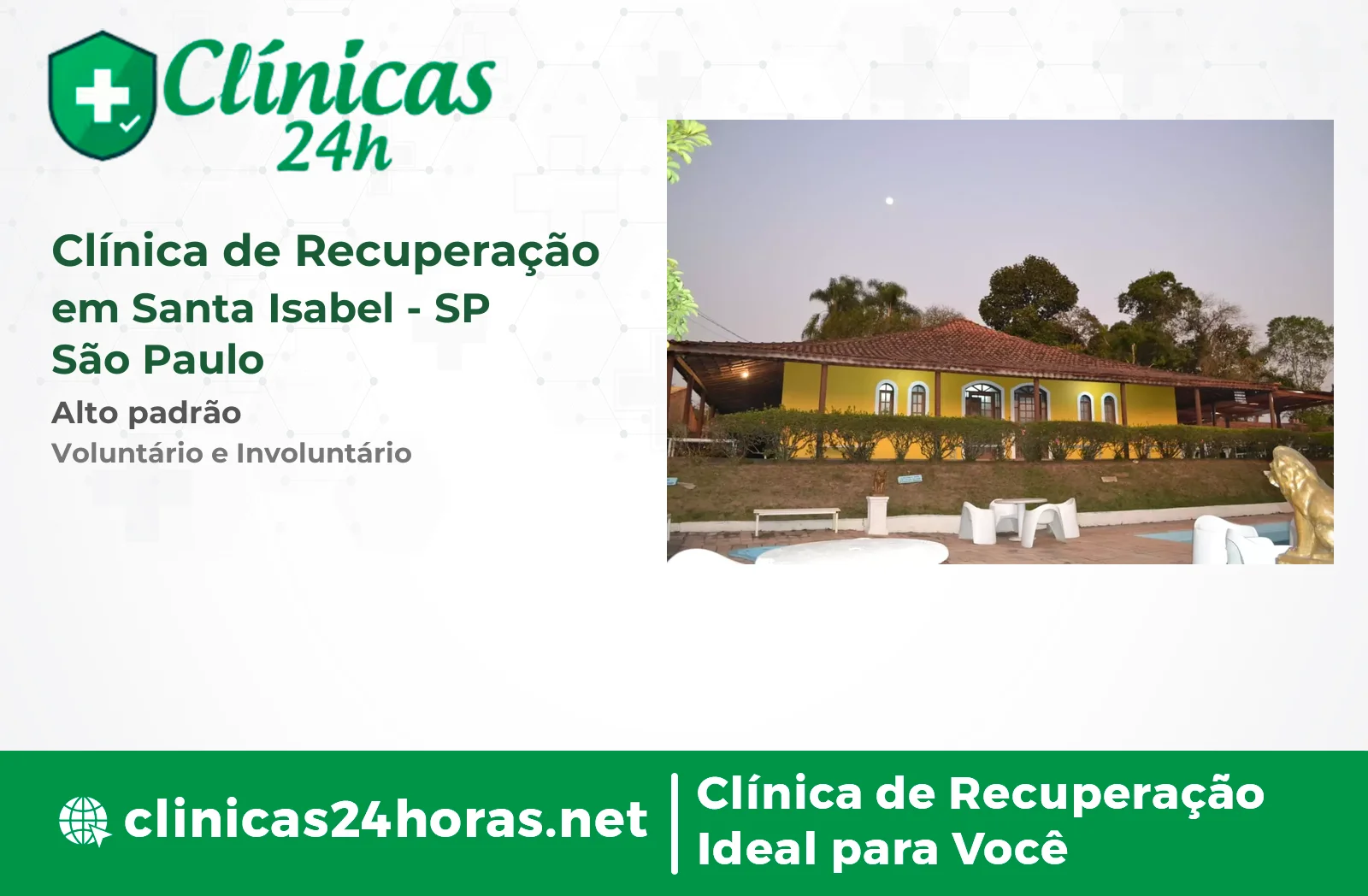 Clínica de Recuperação em Santa Isabel Masculina-2