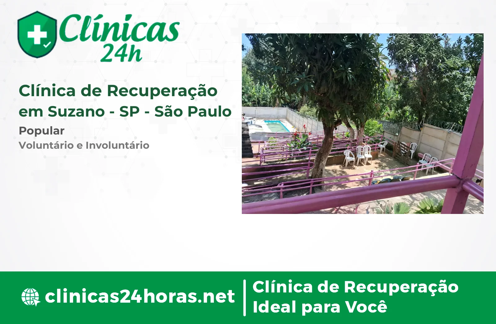 Clínica de Recuperação em Suzano Feminina 2