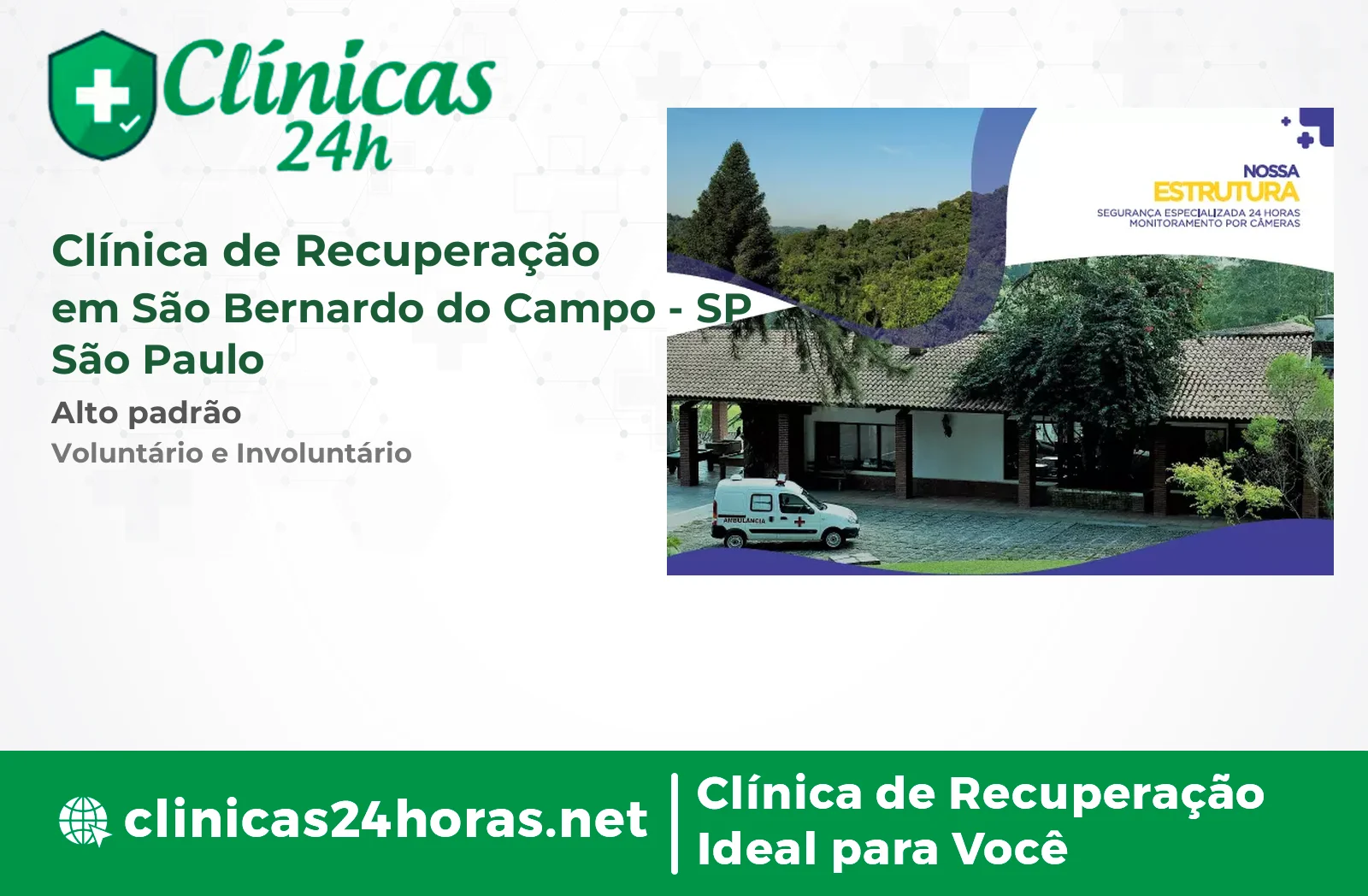 Clínica de Recuperação em São Bernardo do Campo Masculina 2