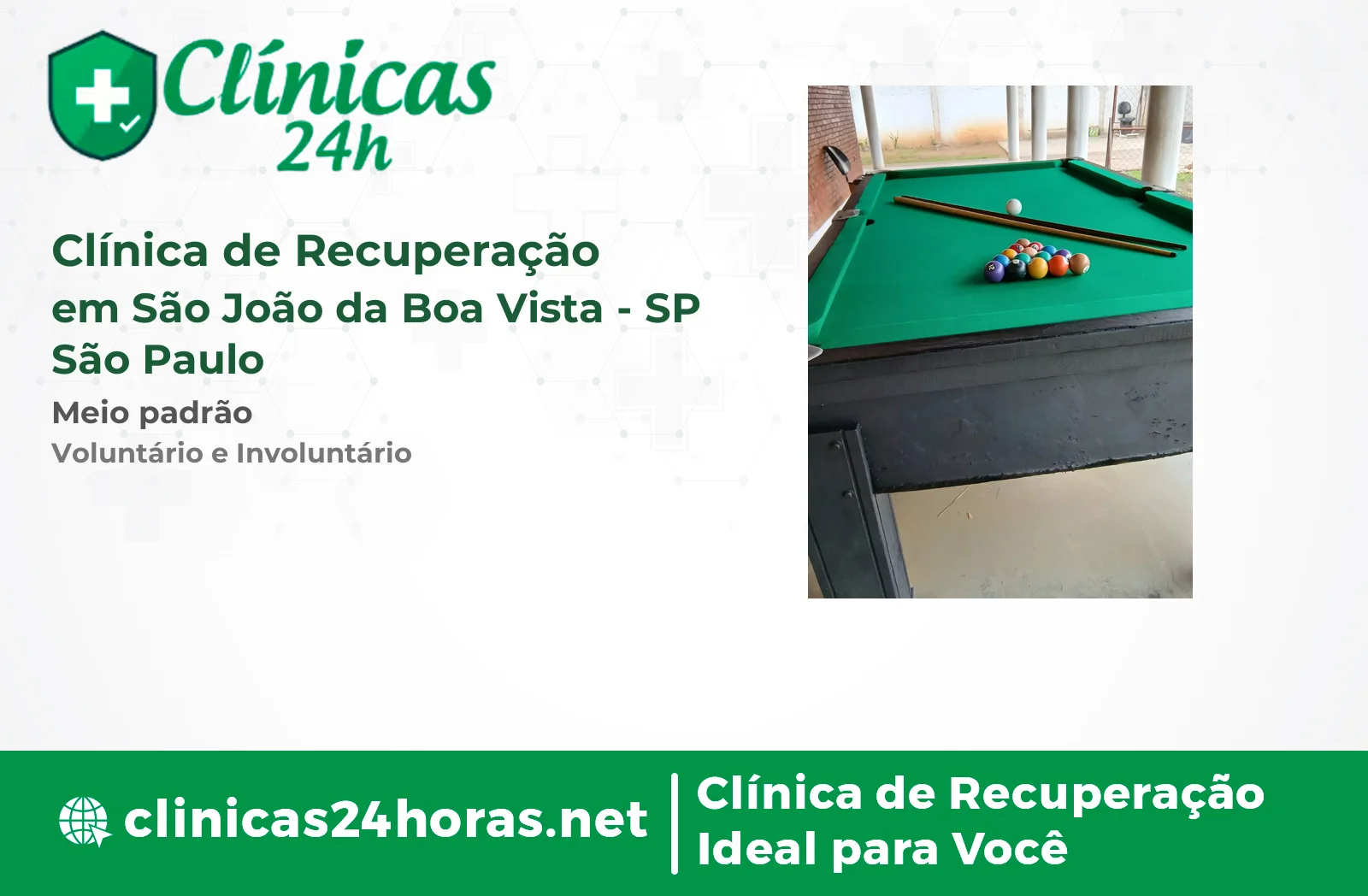 Clínica de Recuperação em São João da Boa Vista Masculina 3