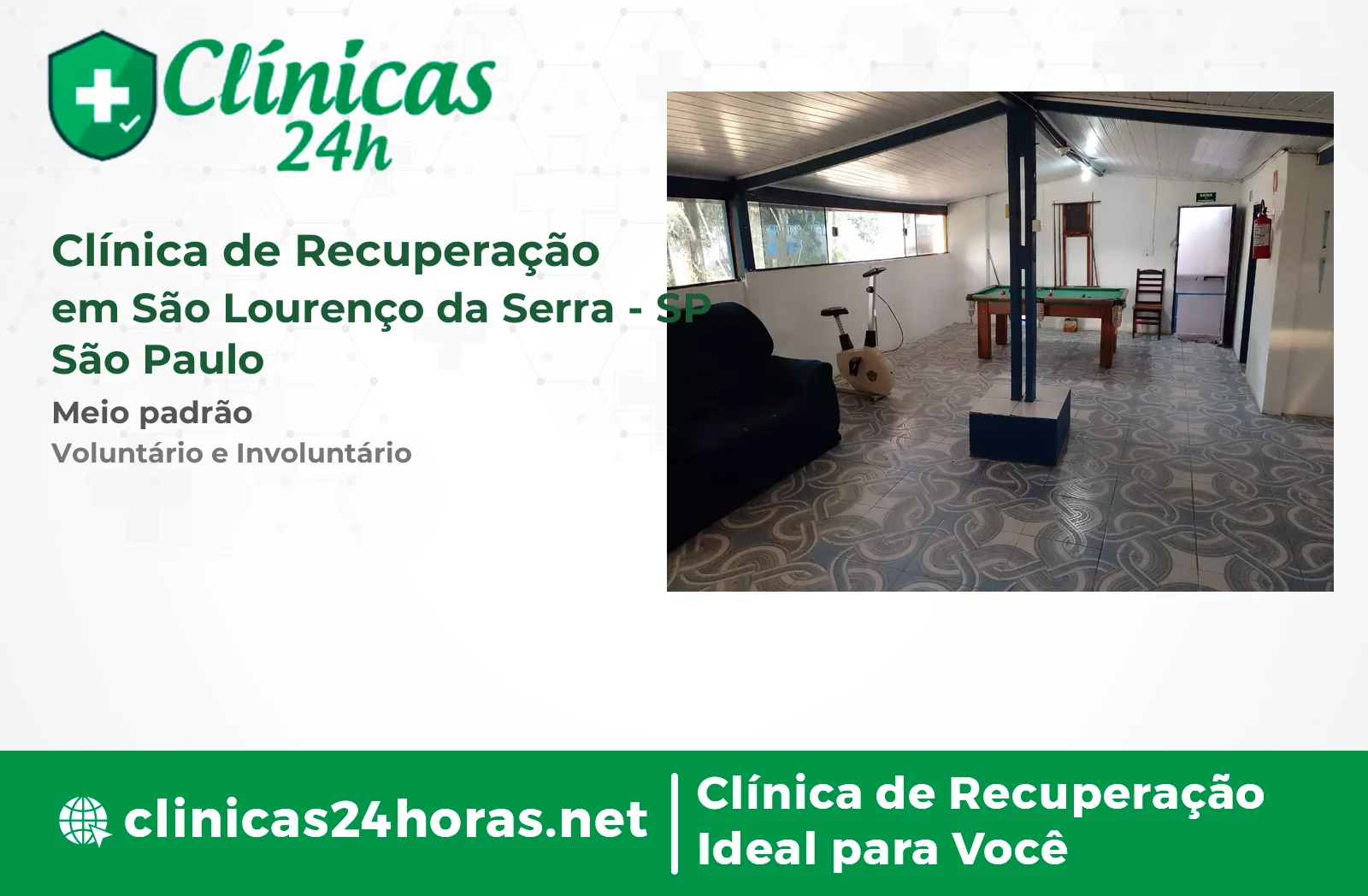 Clínica de Recuperação em São Lourenço da Serra Masculina 3