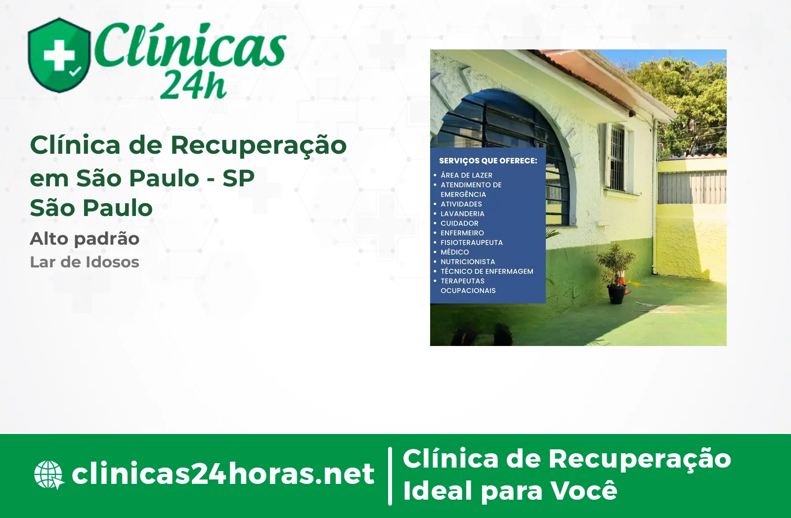 Clínica de Recuperação em São Paulo Mista-5 3