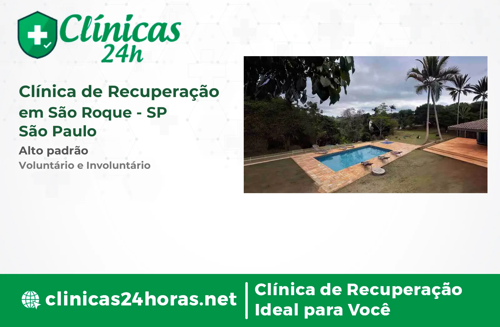 Clínica de Recuperação em São Roque Feminina
