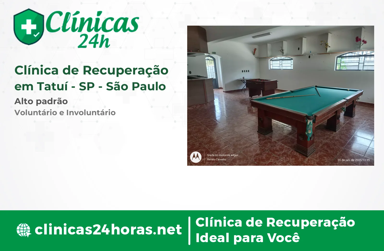 Clínica de Recuperação em Tatuí Feminina 3