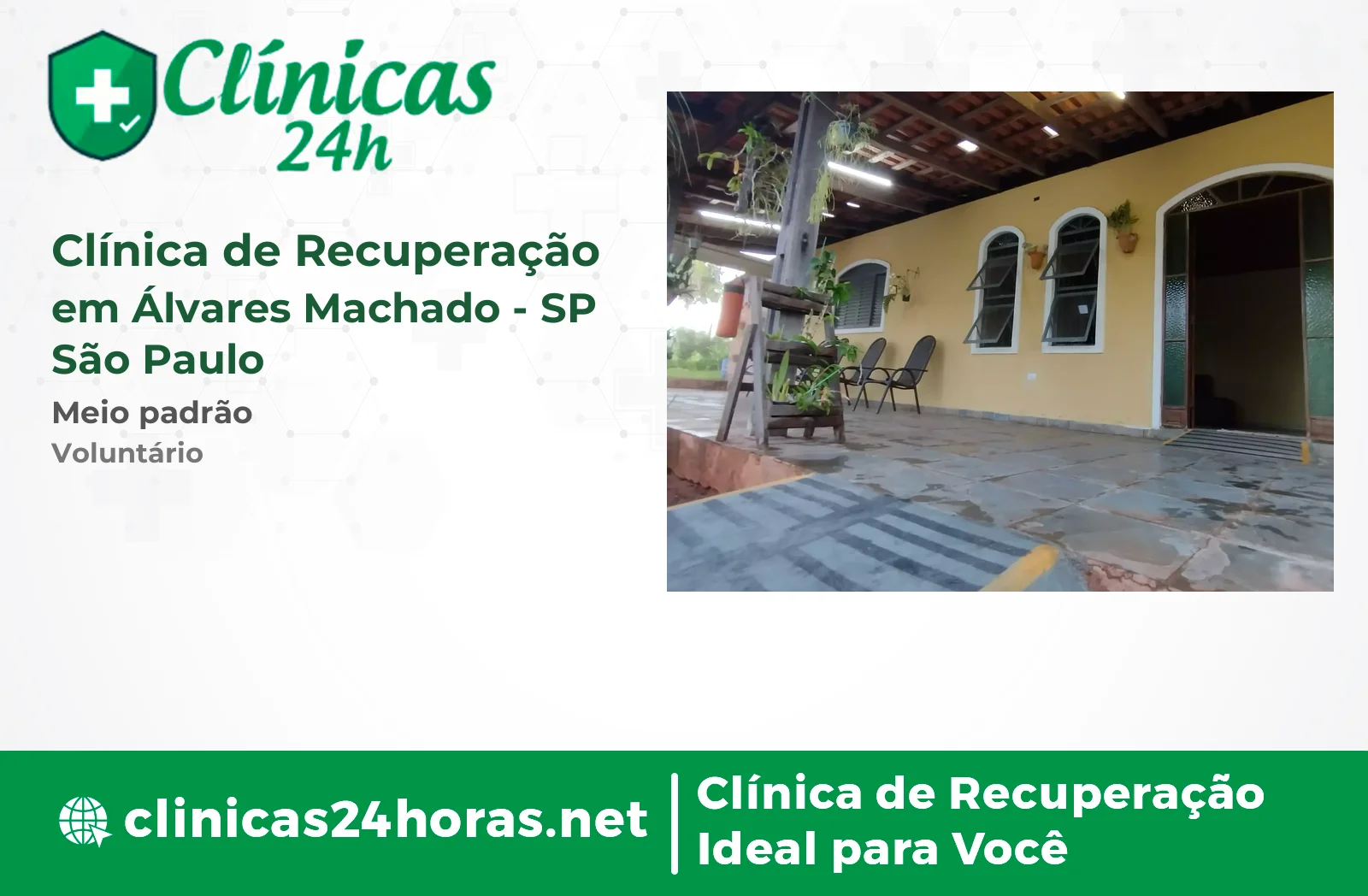 Clínica de Recuperação em Álvares Machado Masculina 2